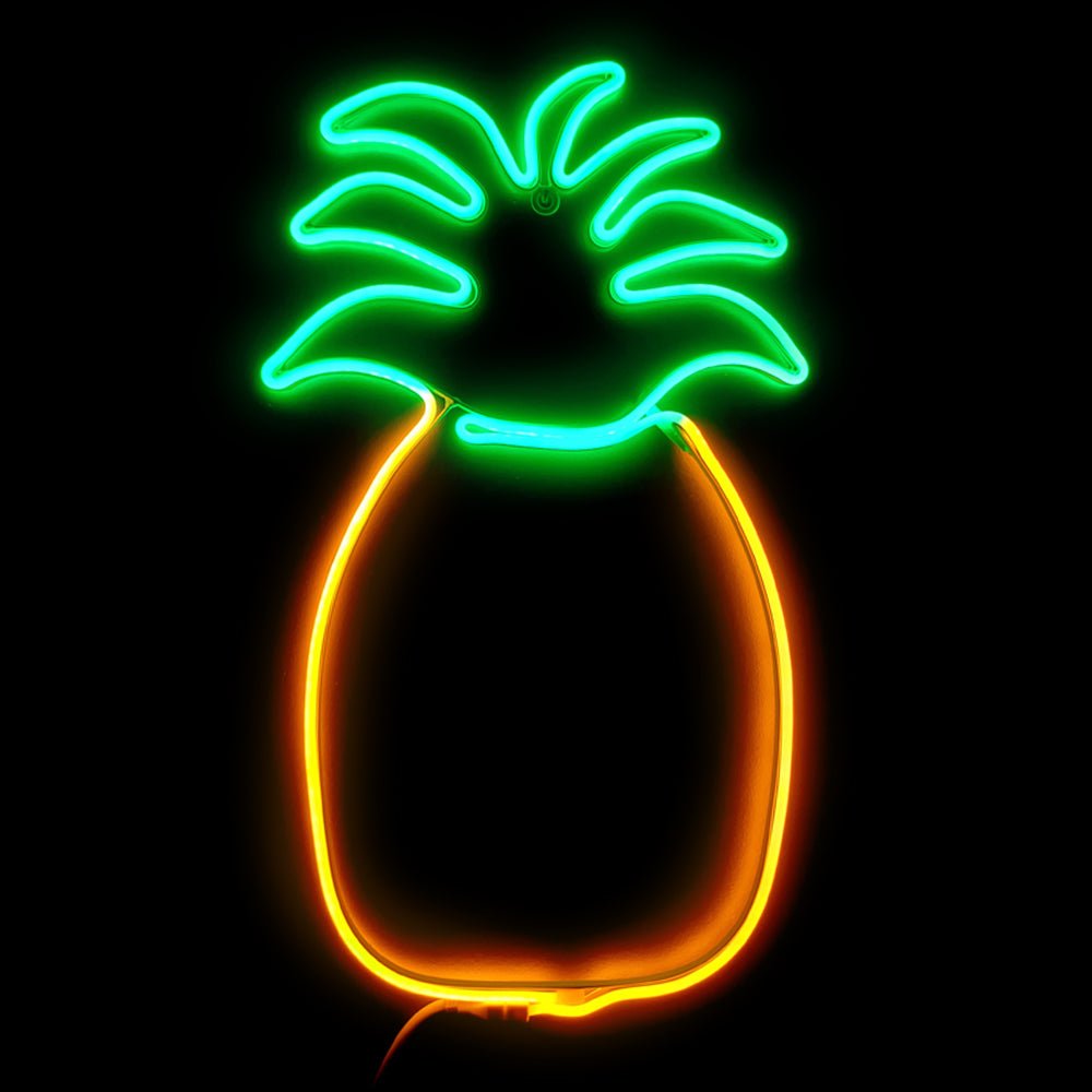 Pineapple neon decor