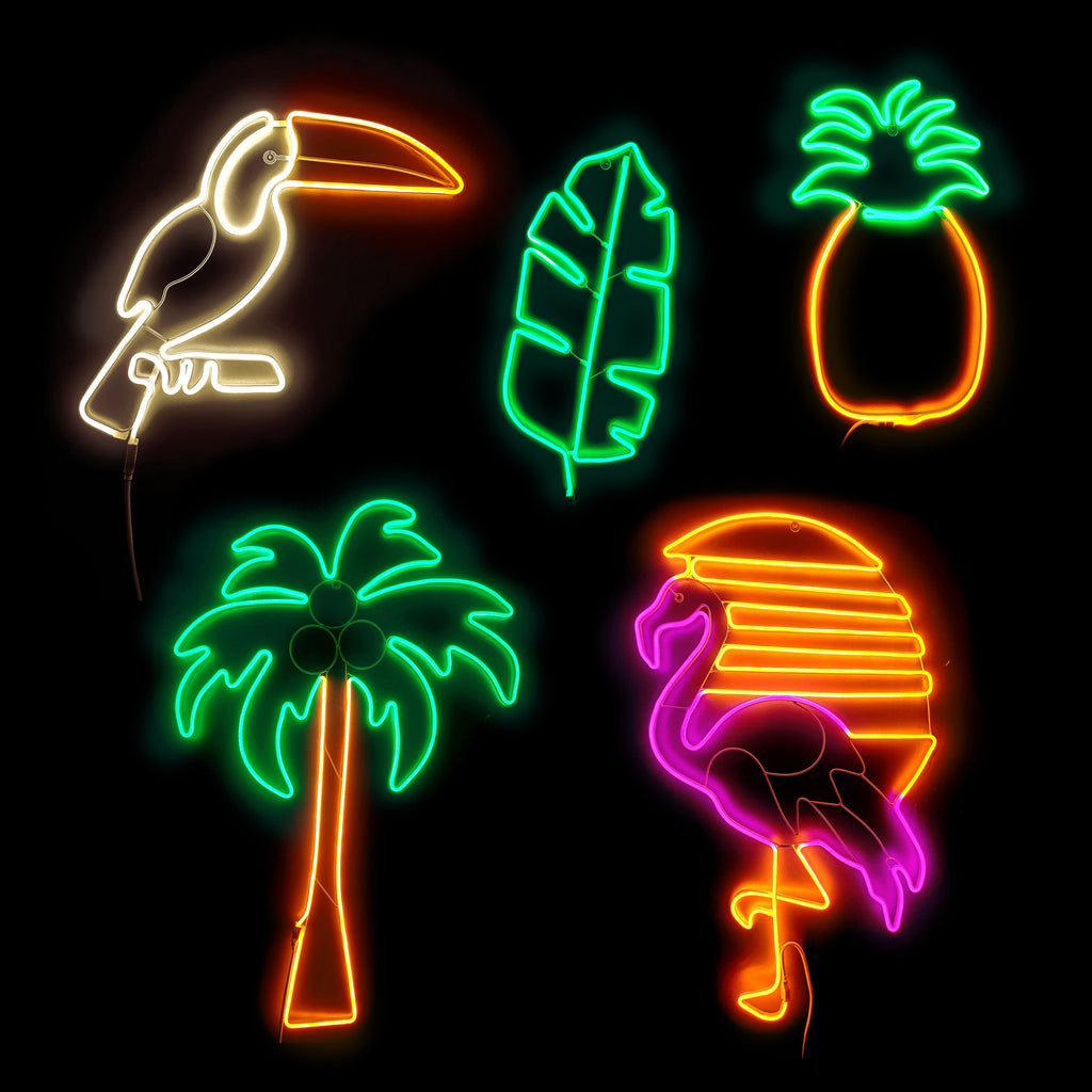 Pineapple neon decor